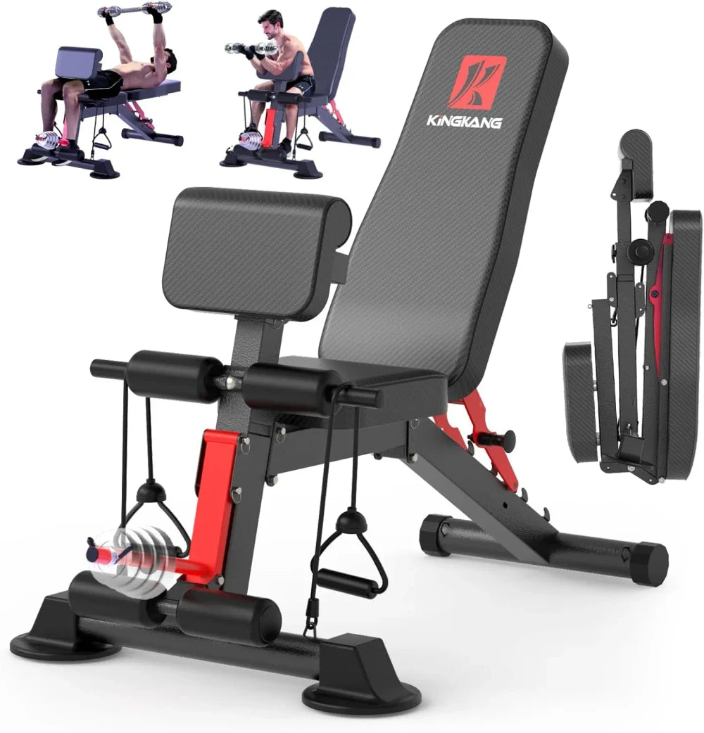 Foldable Adjustable Weight Bench