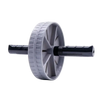 Gray exercise wheel on a white background